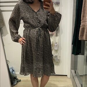 Mikarose lined Floral Dress